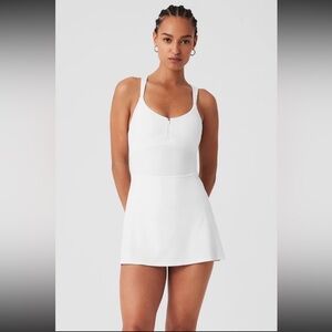 Alo Yoga AloSoft Showcase Dress in White XS